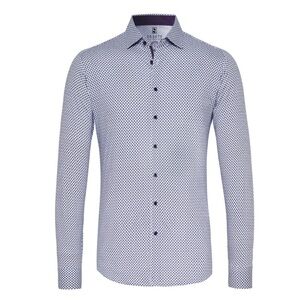 DESOTO Casual Kent Monochrome Geometric Shirt